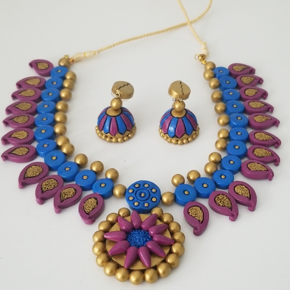 Terracotta Necklace Set